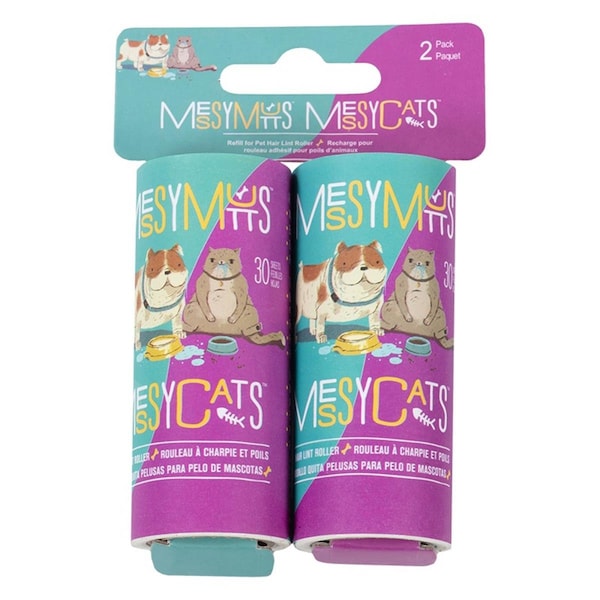 Messy Mutts Replacement Mess Dog & Cat Lint Rollers, 2PK 628043607309 - main